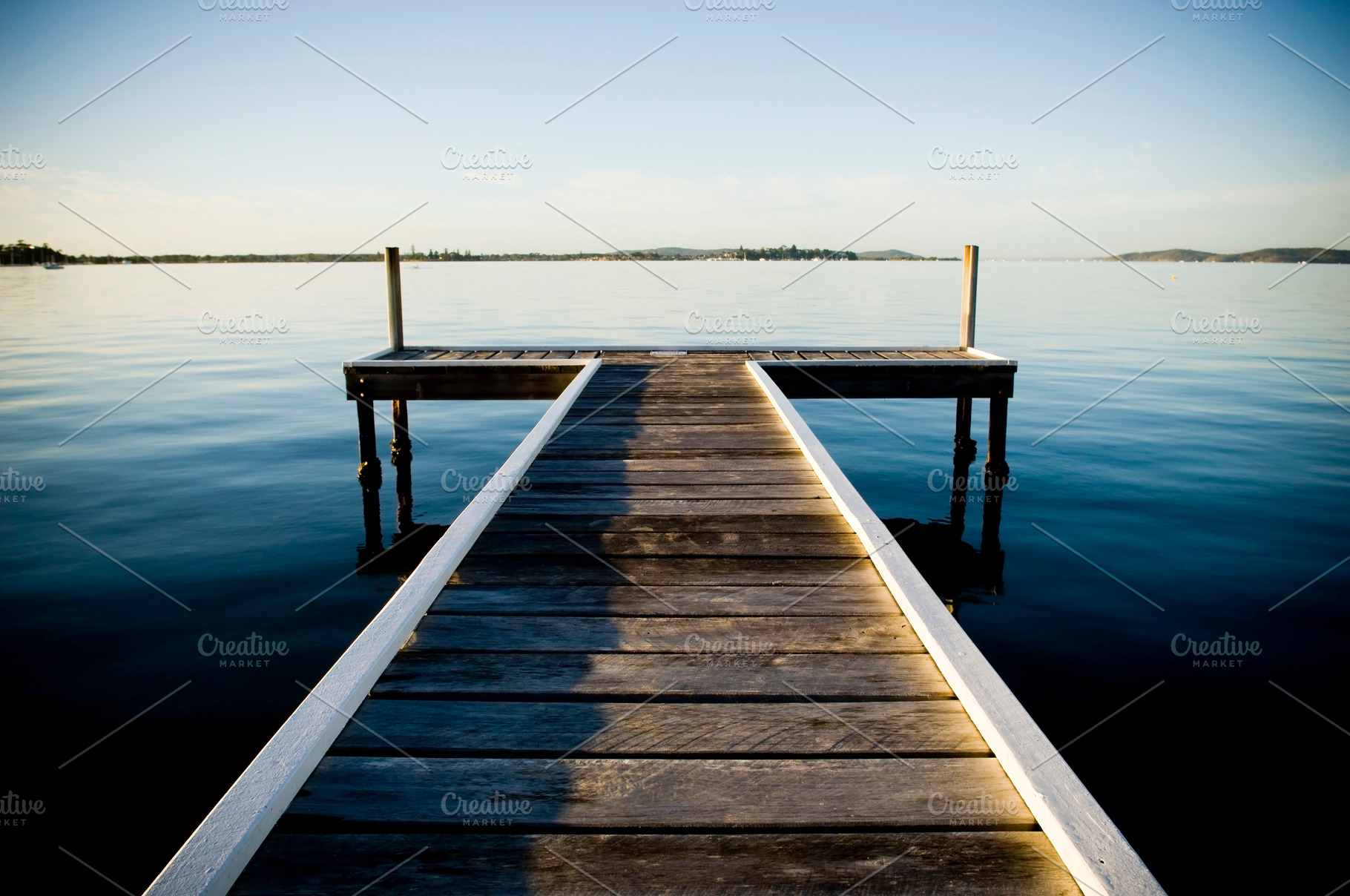 Pier At Sunrise, a Nature Photo by THP Creative