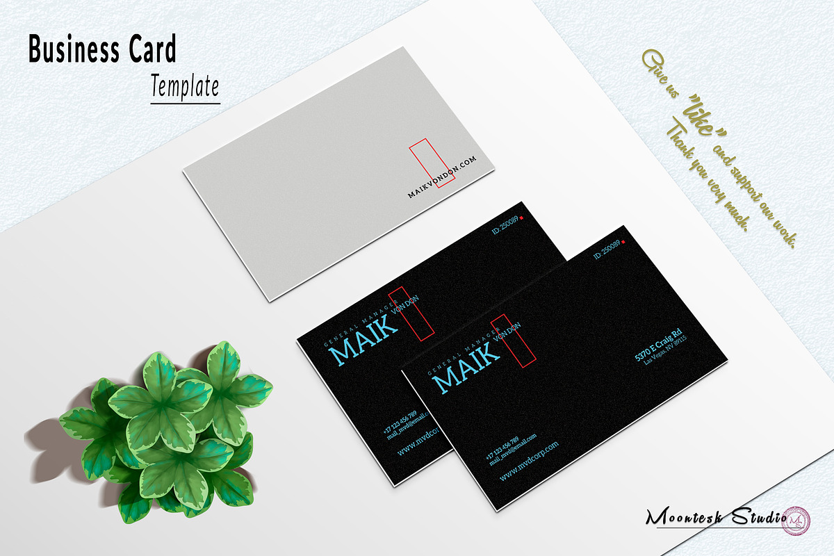 Business Card Template, a Business Card Template by Moontesk (Photo 5 of 5)