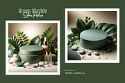 20 Green Marble Stone Podium Bundle, a Background Photo by zahidhossainalif (Thumbnail 2 of 11)