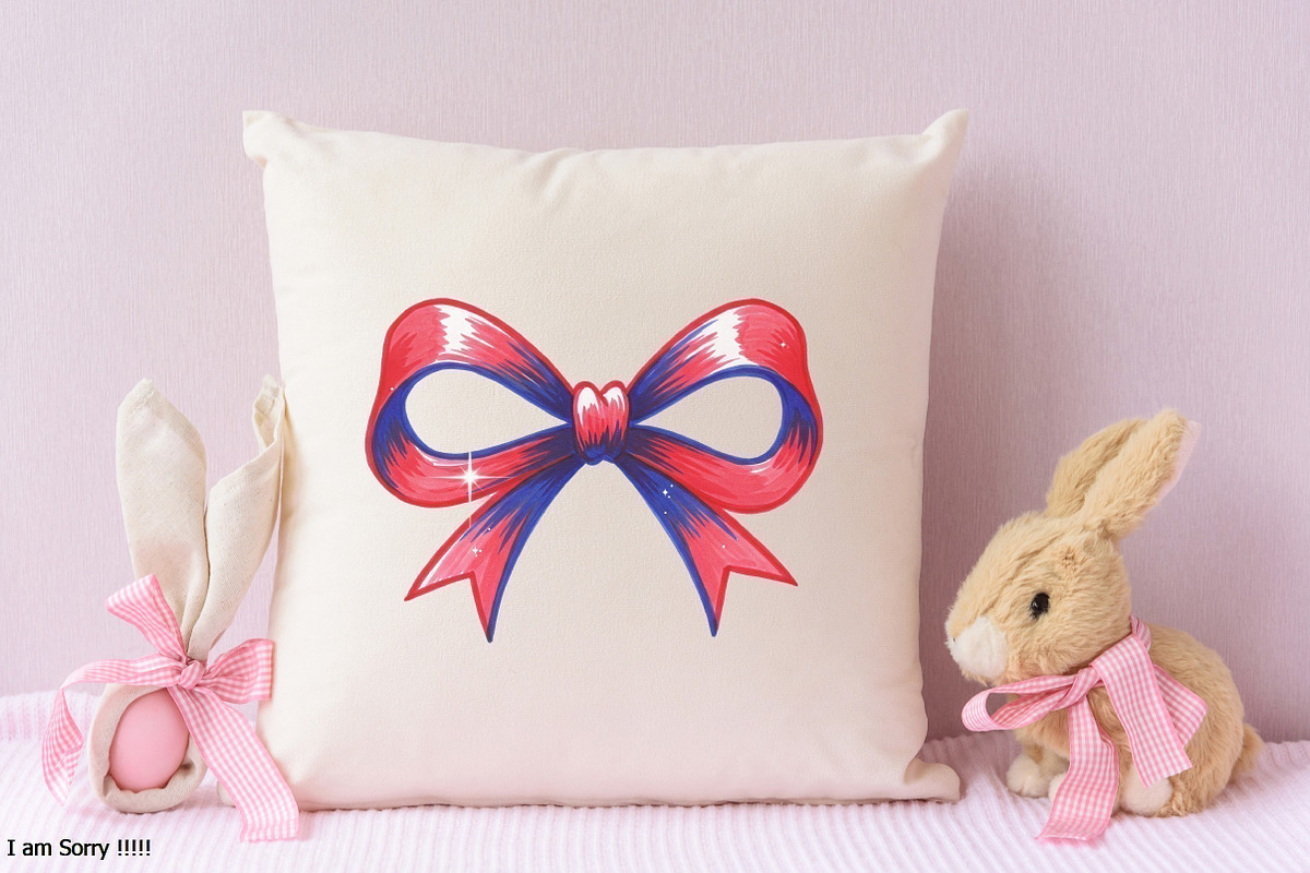 4th of July Bow Clipart, a Decorative Illustration by RobertsArt (Photo 4 of 6)