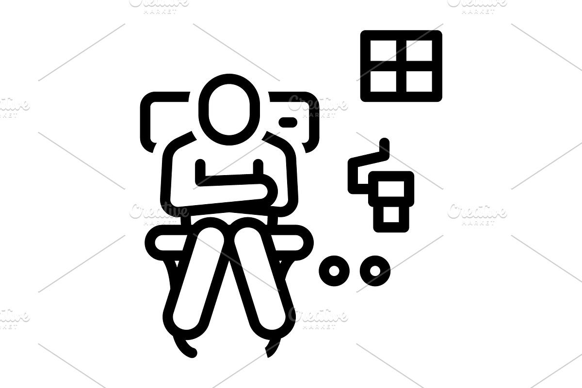 pissing black icon, an Outline Icon by Creative priyanka