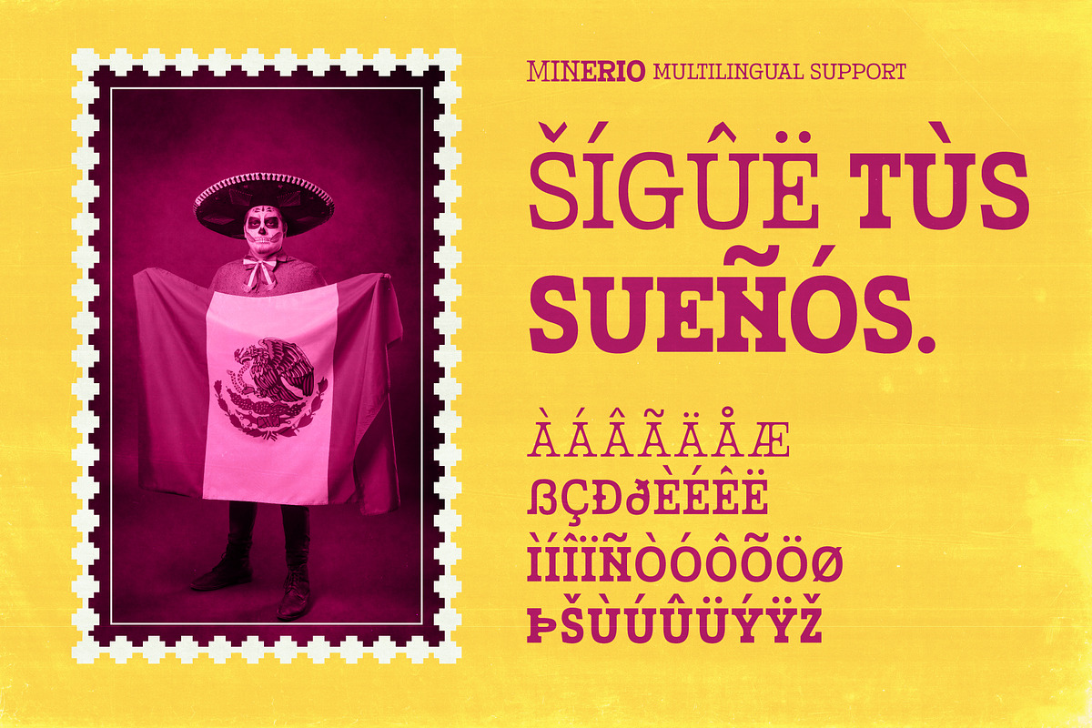 Minerio – Rounded Mexican Slab Font, a Slab Serif Font by Drizy (Photo 6 of 10)