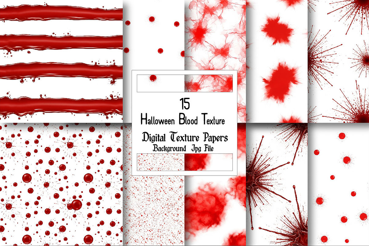 Halloween Blood Texture Background, a Pattern Graphic by Wow Magic (Photo 1 of 3)