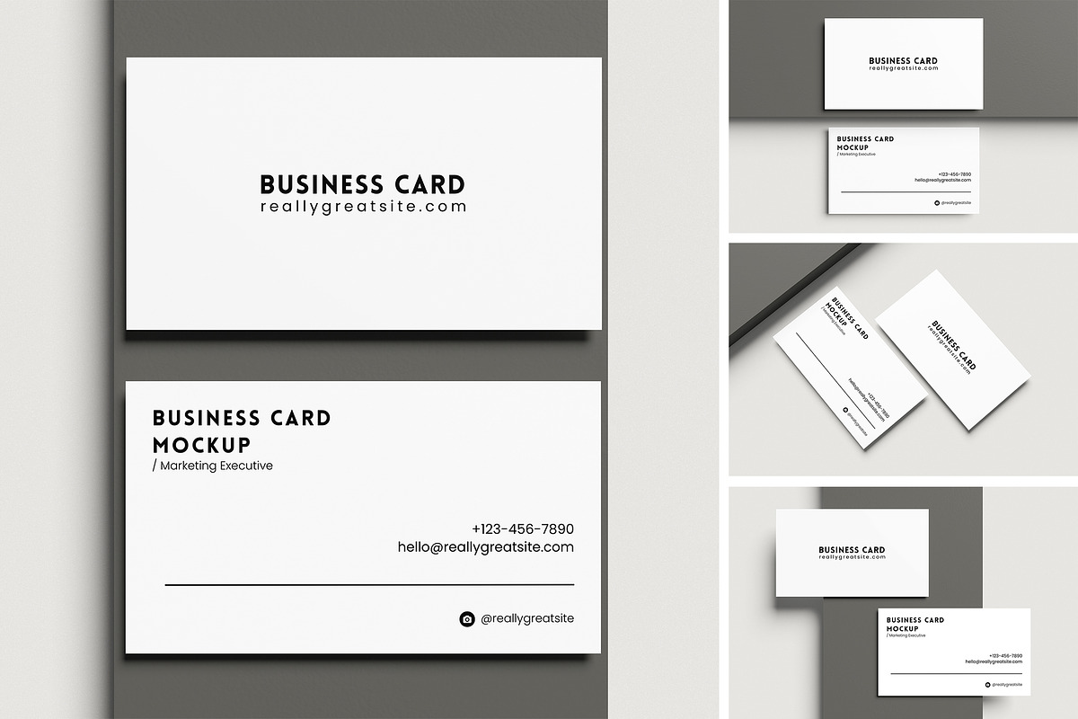 Business Card Mockup, an Advertising Mockup by swsi-studio (Photo 1 of 5)