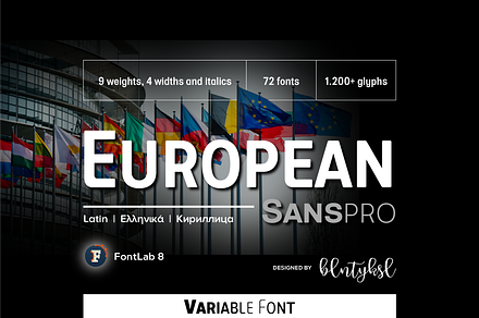 European Sans Pro Variable