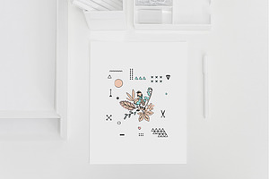 Poetry Vector Set, a Stationery Template by Lera Efremova