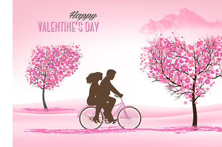 Festive background Valentine's day