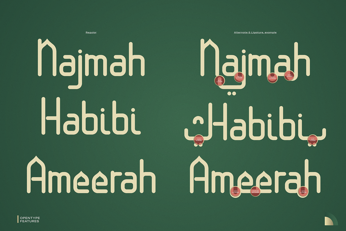 Nouriyah | Arabic Typeface, a Handwritten Font by Denustudios (Photo 3 of 12)