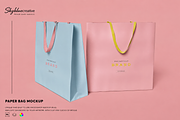 Paper Bag Mockup, a Packaging Mockup by skybluecreative (Thumbnail 1 of 2)