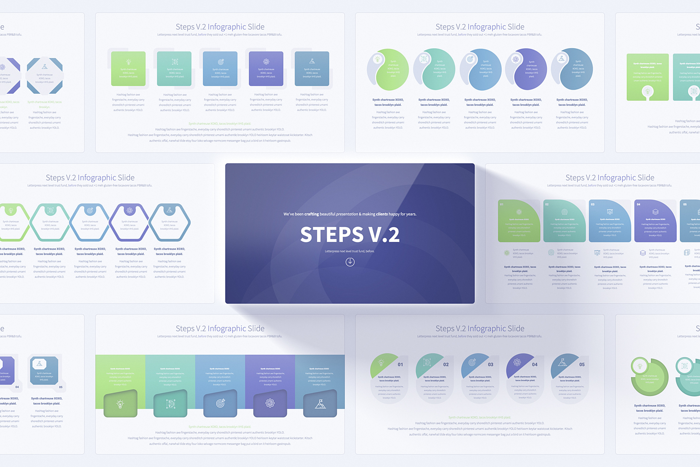 Steps V.2 PowerPoint Slides, a Presentation Template by Pulsecolor ...