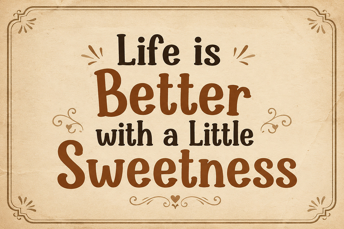 Vanilla Cream, a Serif Font by Wow Magic (Photo 4 of 5)