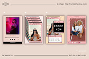 Digitally Pink Pinterest Media Pack, a Social Media Template by Tangerine Nation (Thumbnail 6 of 9)