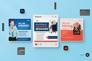 Hiring Instagram Post Template, a Social Media Template by Aam360 (Thumbnail 2 of 3)