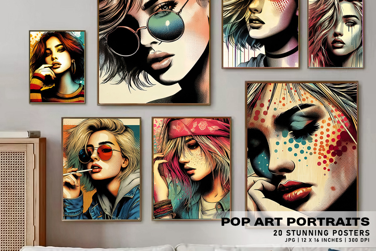 Pop Art Portraits, a Person Illustration by Digital Art Creations (Photo 10 of 11)