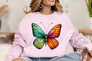 Cute Watercolor Spring Clipart PNG, an Illustration by Canvas Craft (Thumbnail 4 of 7)