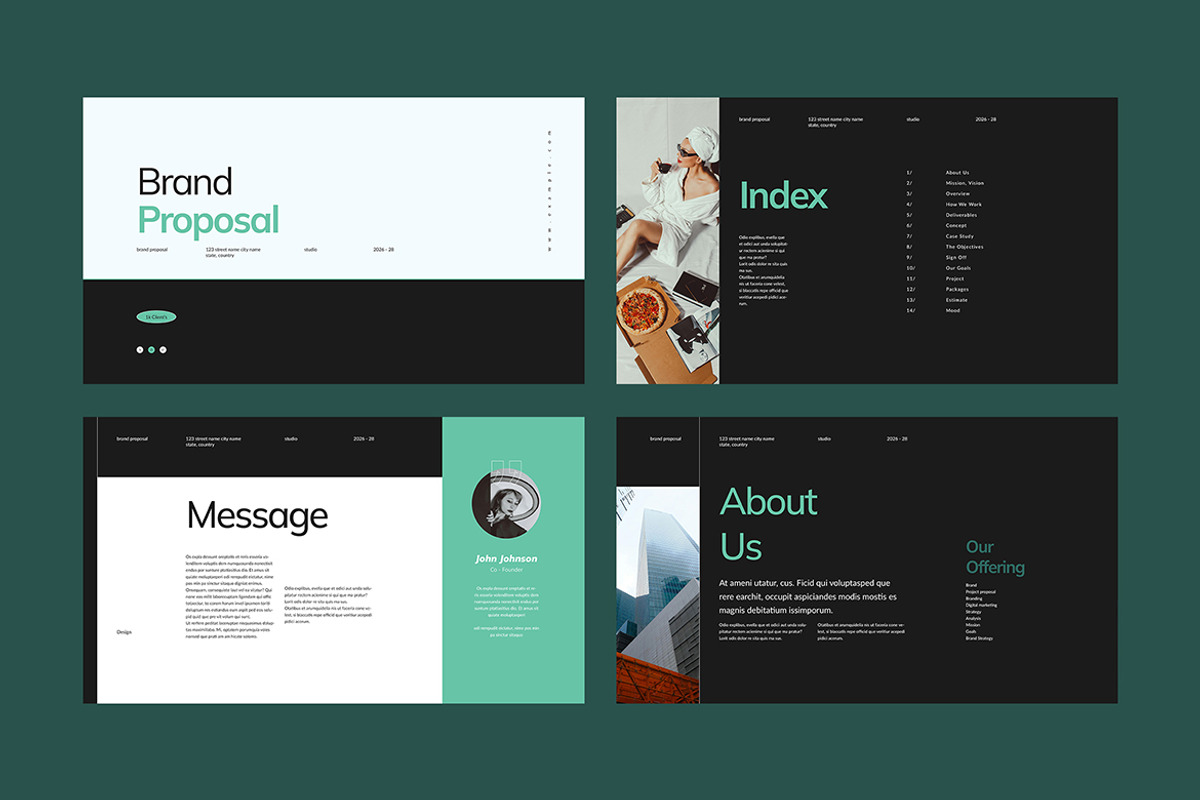 Project Proposal Keynote Template preview 3