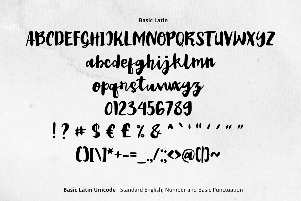 Vintage Ink Brush Font preview 2