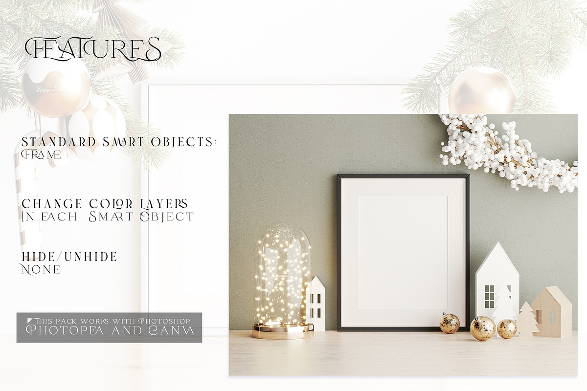 Christmas Frame Bundle - 140 Mockups, a Mockup by mock-ups (Photo 3 of 22)