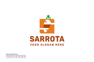 Letter S with Carrot Logo, a Branding & Logo Template by yuanesei