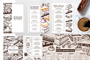 Italian Desserts. Pastries Sketches, a Food Illustration by Yevheniia (Thumbnail 7 of 10)