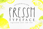 FRESSH typeface, a Font by Shelly Laslo Illustration (Thumbnail 1 of 4)