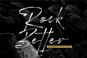 Rock Better - Handwritten Font, a Script Font by 50Fox (Thumbnail 1 of 13)