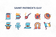 120 Holiday Icons, an Outline Icon by Flat Icons (Thumbnail 10 of 13)