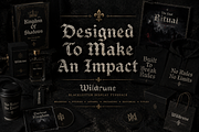Wildrune, a Blackletter Font by Wow Magic (Thumbnail 2 of 5)