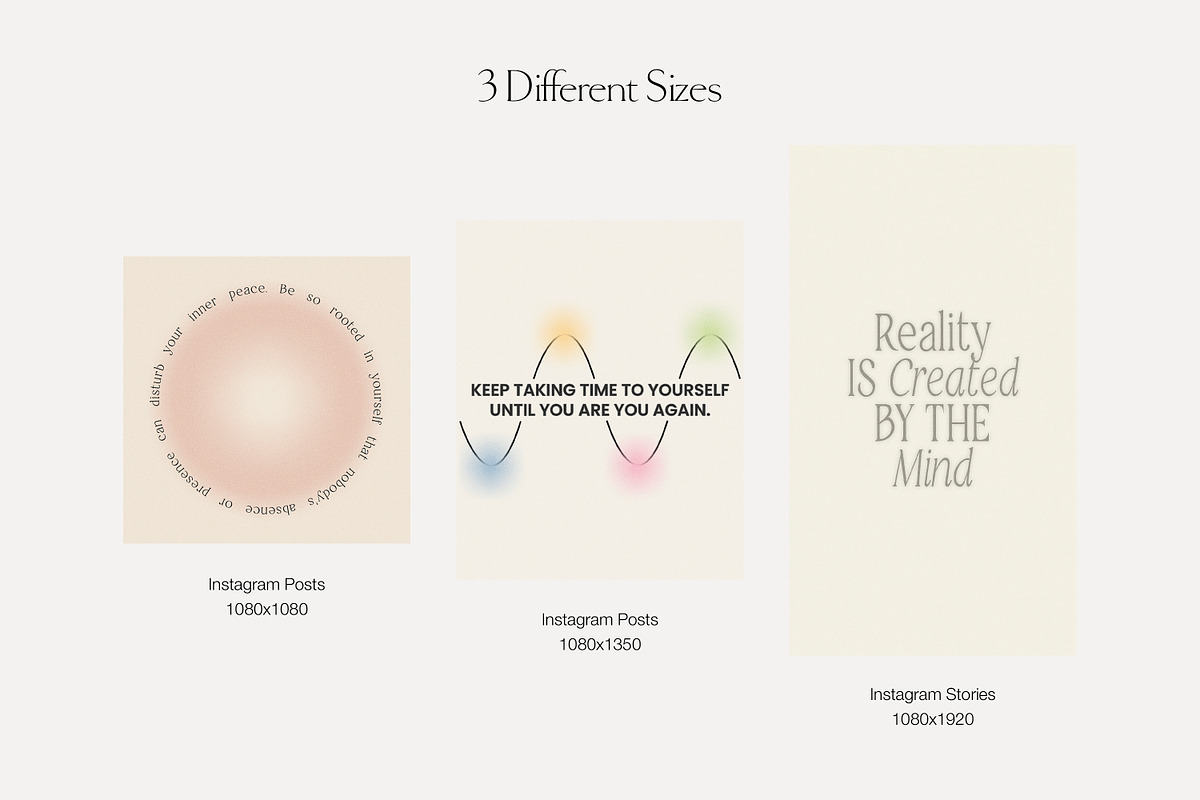 Instagram Quotes Posts Stories PS, a Social Media Template by Love Radiation Studio (Photo 11 of 22)