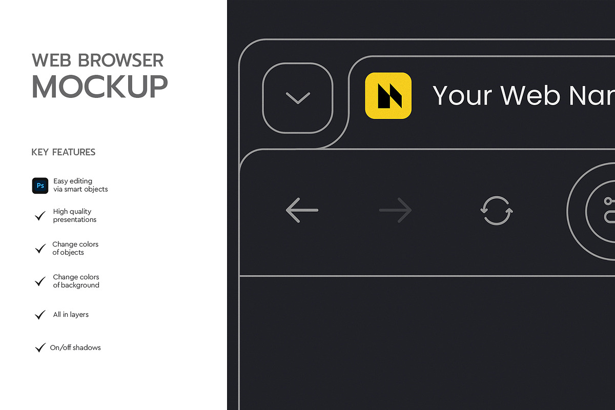 Web Browser Mockup
