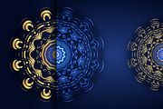 Mandala Oriental Floral art Bundle, a Background Graphic by NJ Himel (Thumbnail 57 of 97)