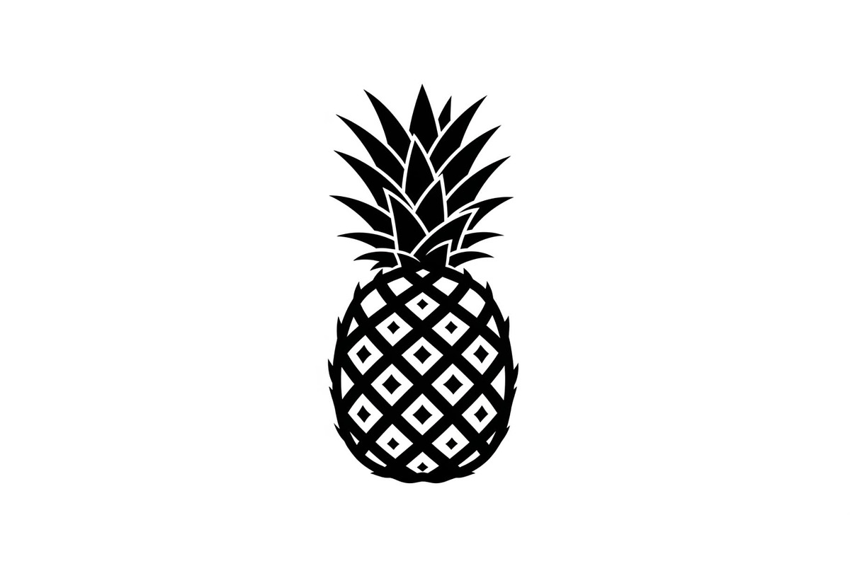 Pineapple Silhouette Vector Bundle, an Illustration by jahid234 (Photo 5 of 51)