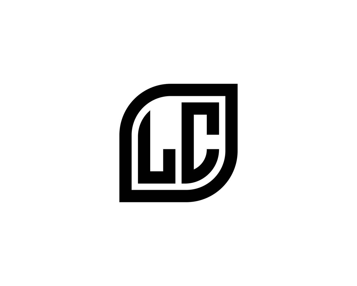 LC logo design vector template, a Branding & Logo Template by xcoolee