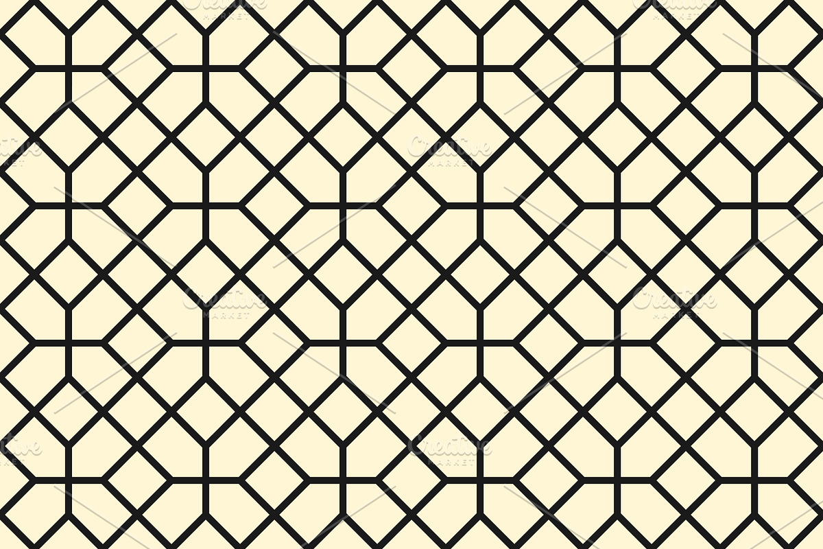 Seamless line pattern vectors, a Pattern Graphic by Neopat (Photo 4 of 9)