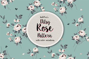 Ditsy Rose Pattern