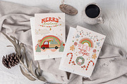 Holly Jolly Groovy Christmas, a Seasonal Illustration by Mio Buono (Thumbnail 5 of 13)