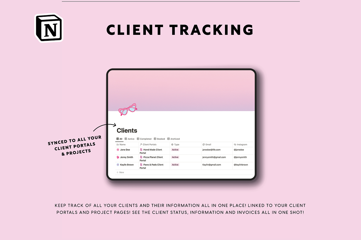 The Ultimate Notion Dashboard, a Marketing Template by DesignbyAyelet (Photo 4 of 6)