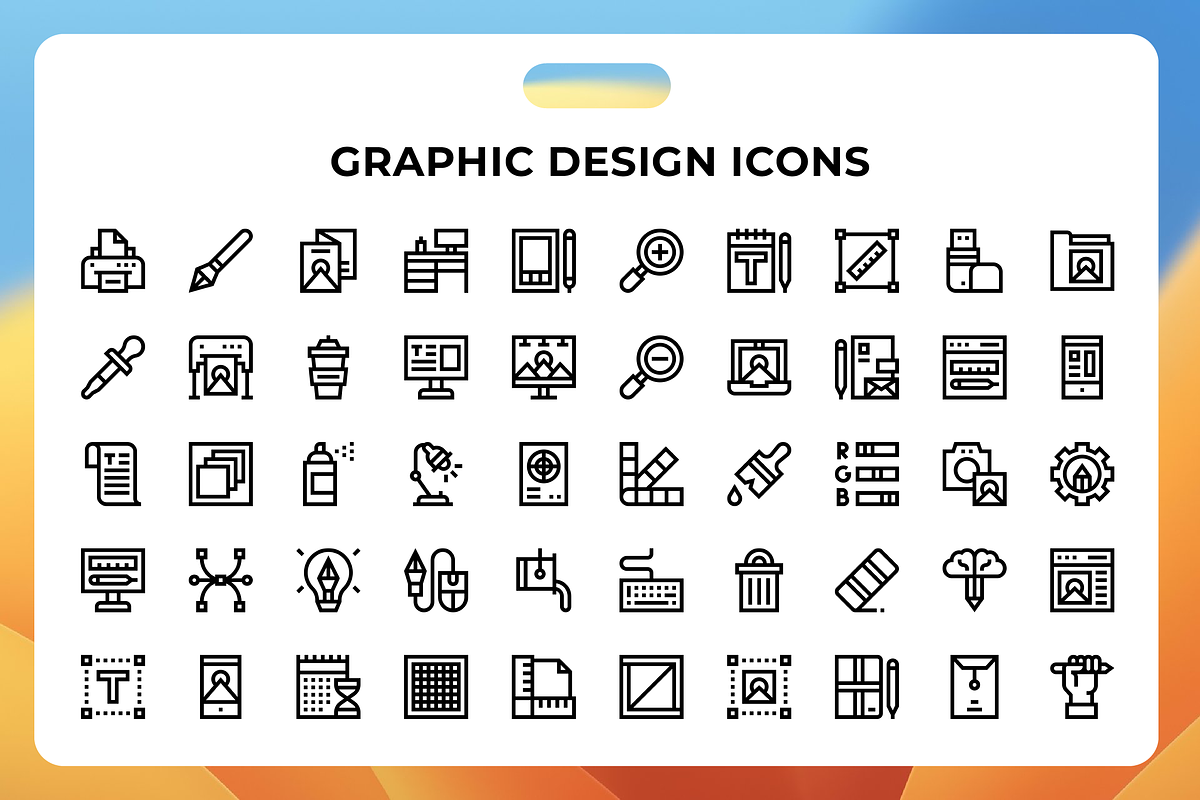Graphic Design Icons, an Icon by Wencory