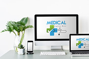 Health Care Logo Design Template, a Branding & Logo Template by YUDesignStore (Thumbnail 3 of 6)