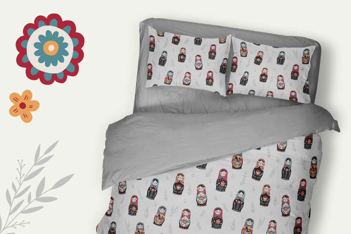 Russian doll. Matryoshka, a Decorative Illustration by Irina Ostapenko (Photo 8 of 8)