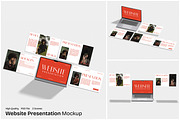 Website Presentation Mockup, a Wearable Device Mockup by Unerispace (Thumbnail 1 of 5)