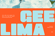 Geelima - Bold Display Font, a Sans Serif Font by CuratedType Studio (Thumbnail 2 of 10)