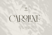 Caroline Luxury Serif, a Serif Font by Cruzine (Thumbnail 5 of 10)