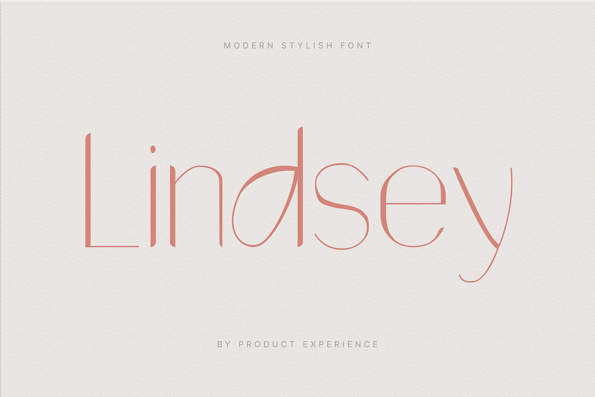 Lindsey - Modern Stylish Font, a Sans Serif Font by Product Experience (Photo 1 of 8)