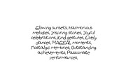 Handnote - Ballpoint pen handwriting, a Handwritten Font by Fontcastle (Thumbnail 5 of 7)