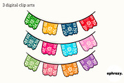 Papel Picado Mexican graphics, a Pattern Graphic by EphrazyGraphics (Thumbnail 4 of 4)