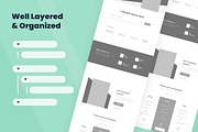Hosting Server Wireframe Website, a Wireframe Template by INSPR STD (Thumbnail 5 of 6)