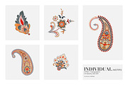TAZLEEN Hand Drawn Paisley Prints, a Pattern Graphic by LEAFure (Thumbnail 5 of 11)