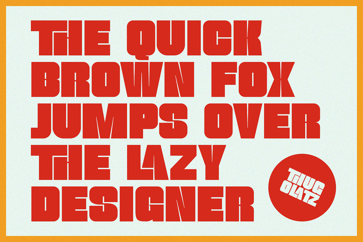 Sale! : Thugolatz - Ligature Sans, a Sans Serif Font by Almarkhatype (Photo 6 of 10)