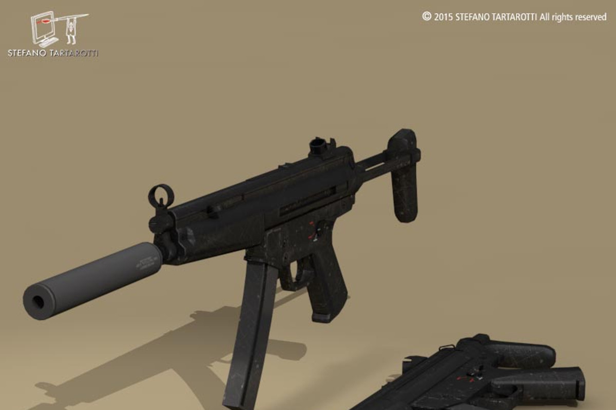 MP5 rifle, an Object 3D Model by Tartino 3D models (Photo 2 of 5)